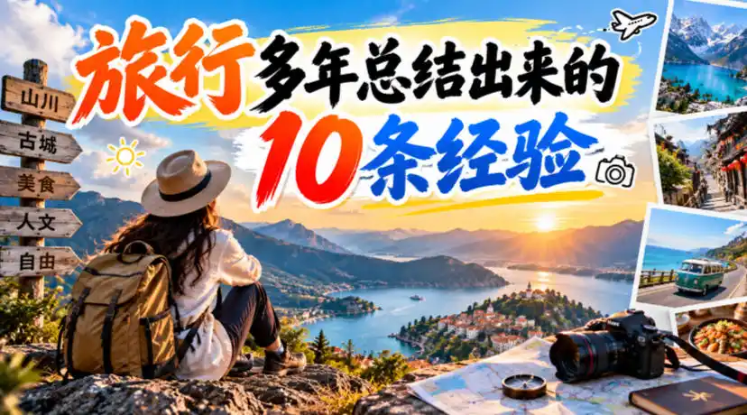 付费文章：旅行多年总结出来的10条经验-一起筹课网