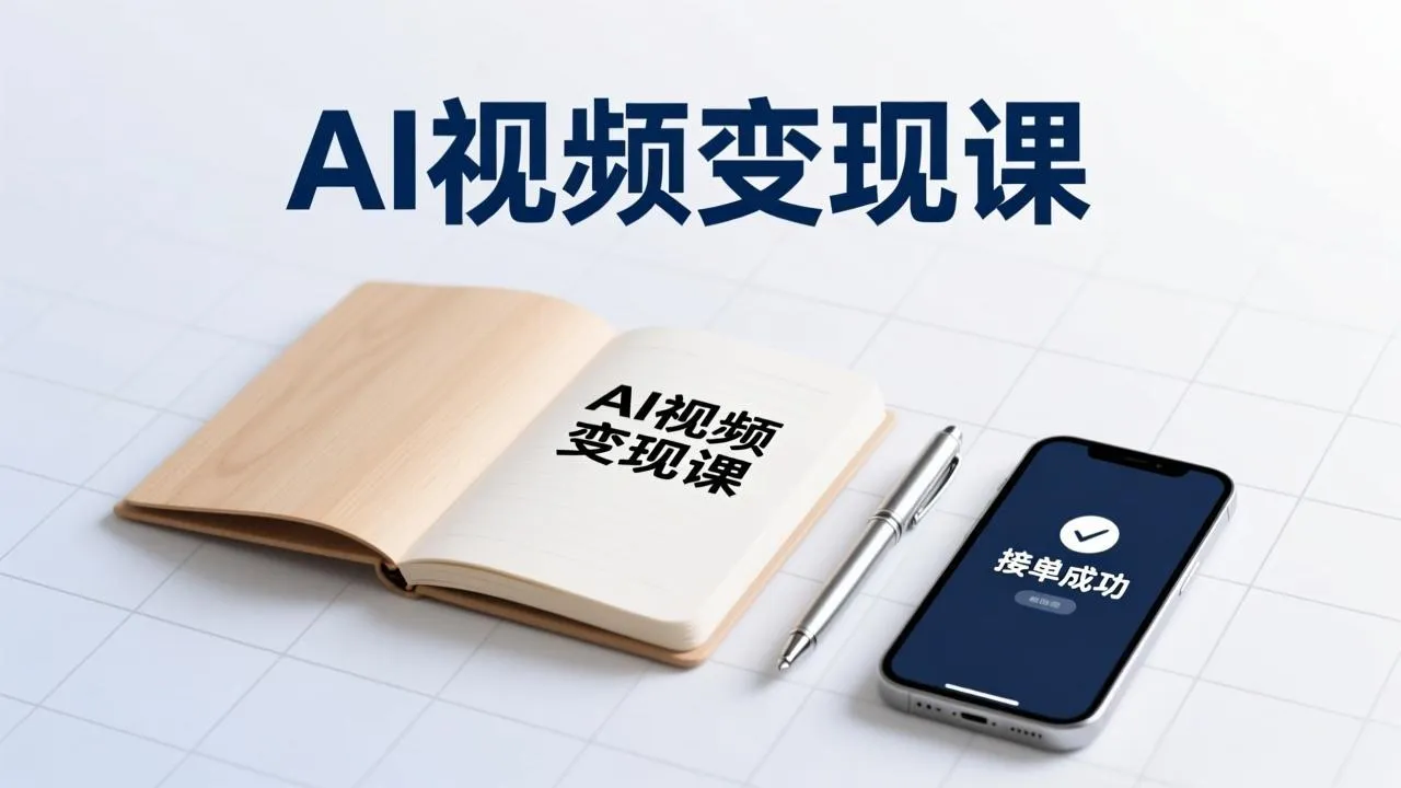 AI视频变现课,学完即可创作短片、接商单,实现副业增收,单项目报价可达千元-一起筹课网
