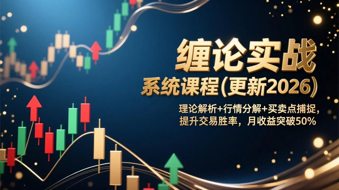 缠论实战系统课程(更新2026-一起筹课网