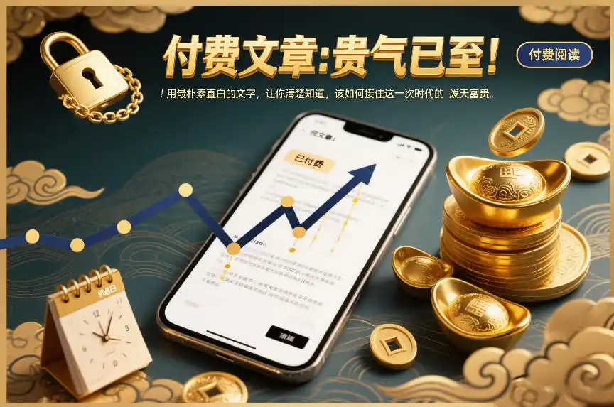 付费文章：贵气已至！用最朴素直白的文字，让你清楚知道，该如何接住这一次时代的泼天富贵-一起筹课网