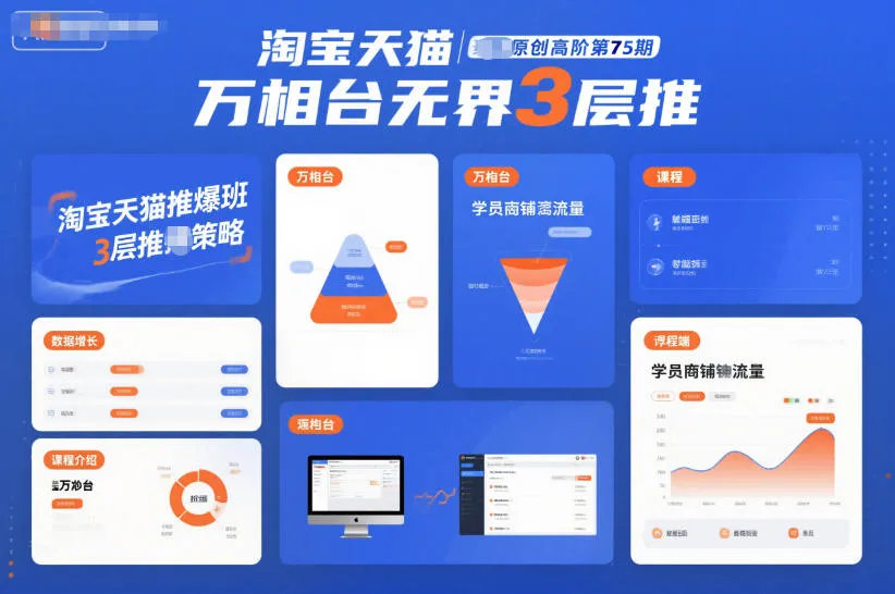 淘宝天猫推爆班原创高阶第75期,万相台无界3层推