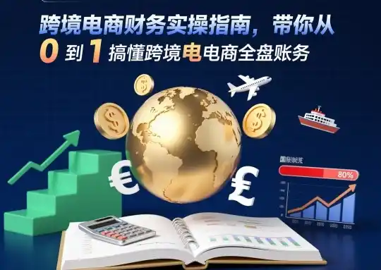 跨境电商财务实操指南,带你从0到1搞懂跨境电商全盘账务-一起筹课网