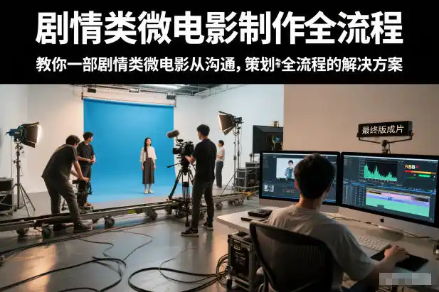 剧情类微电影制作全流程,教你一部剧情类微电影从沟通,策划到拍摄制作全流程的解决方案-一起筹课网
